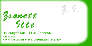 zsanett ille business card